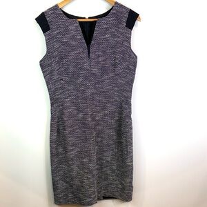 Lafayette 148 navy blue and White Dress size 4